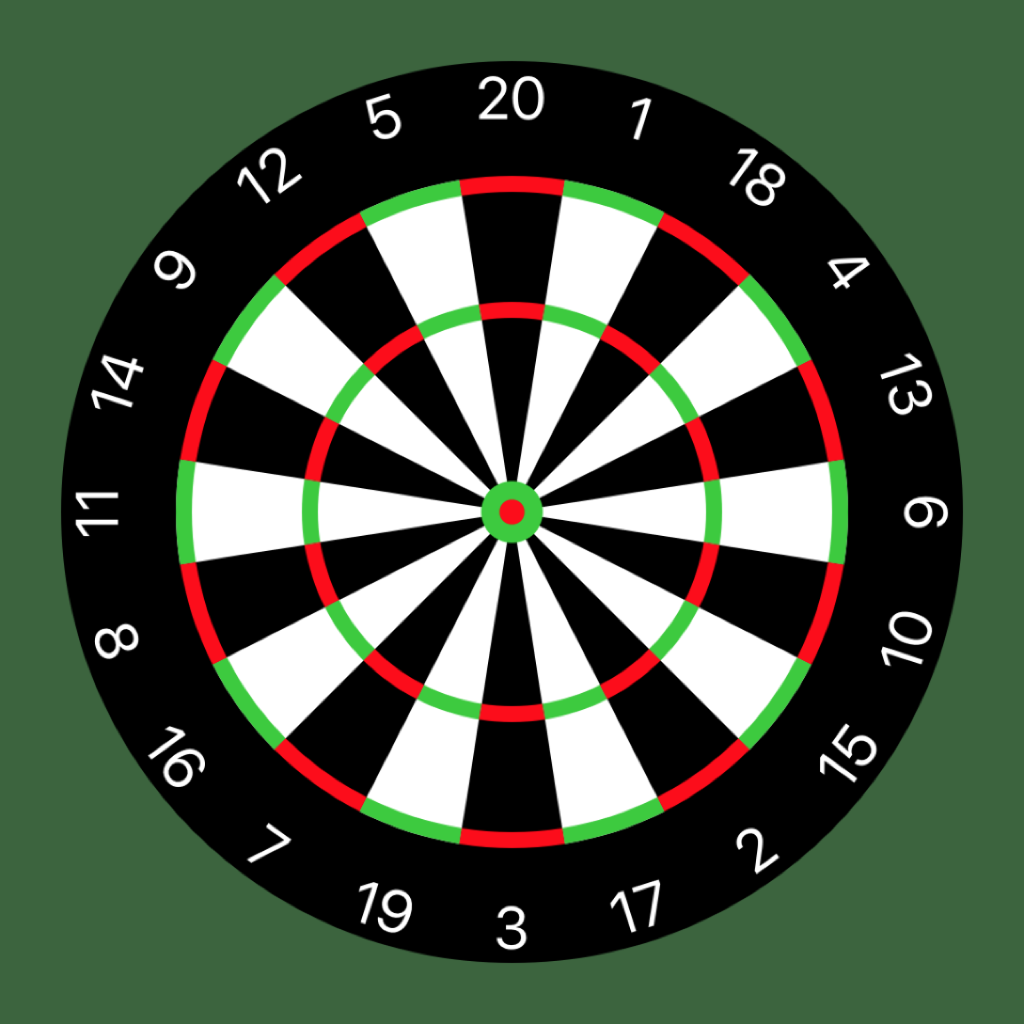 Cricket Darts Chalkboard icon